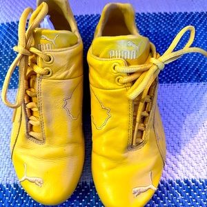 RARE SIZE PUMA FUTURE CAT SCUDERIA FERRARI YELLOW Driving Shoes